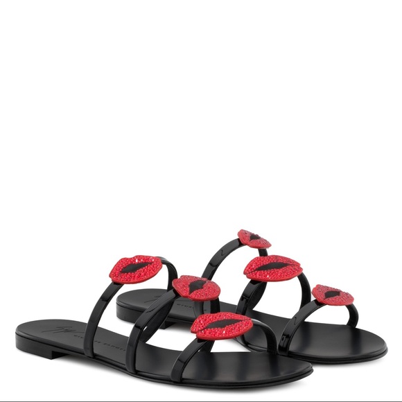 💋giuseppe zanotti NIB triple straps of kisses💋 - Picture 5 of 11